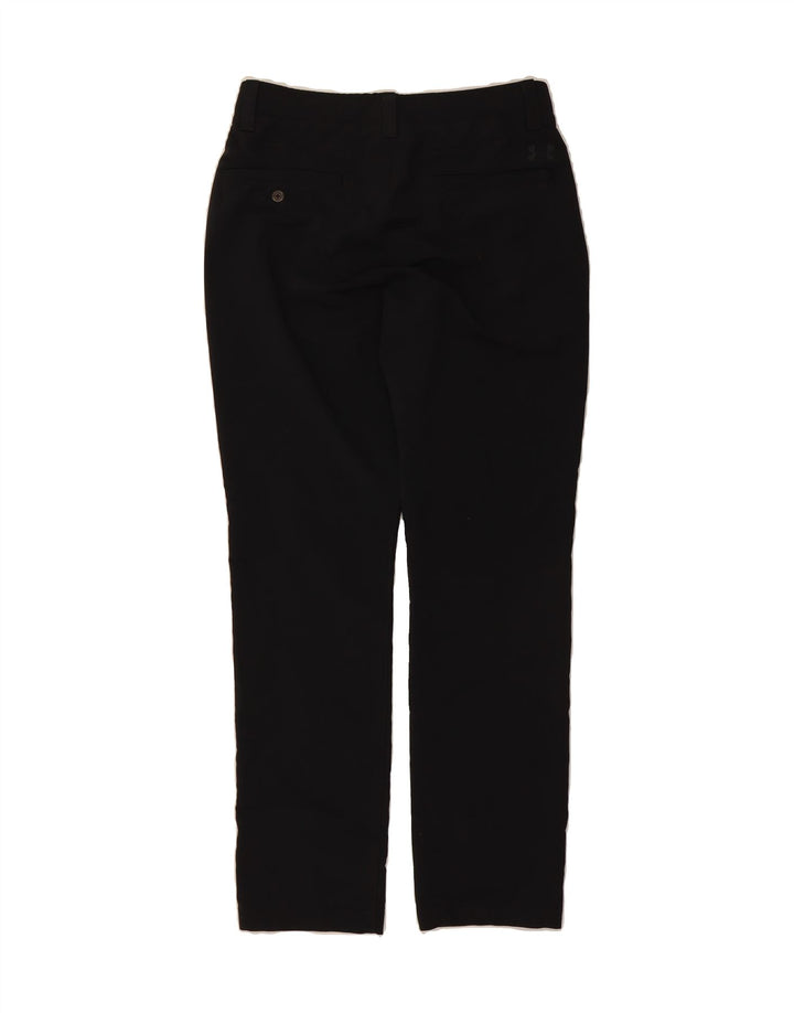 UNDER ARMOUR Womens Slim Chino Trousers W32 L32 Black Polyester Vintage Under Armour and Second-Hand Under Armour from Messina Hembry 