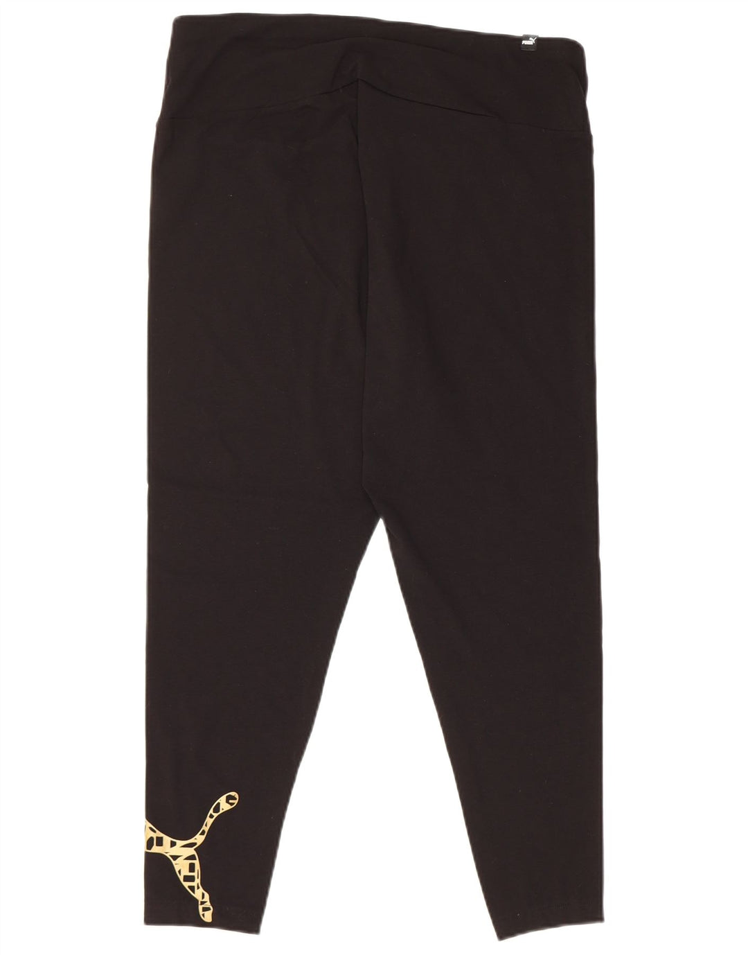 Женские леггинсы с рисунком PUMA UK 18 XL, черный хлопок