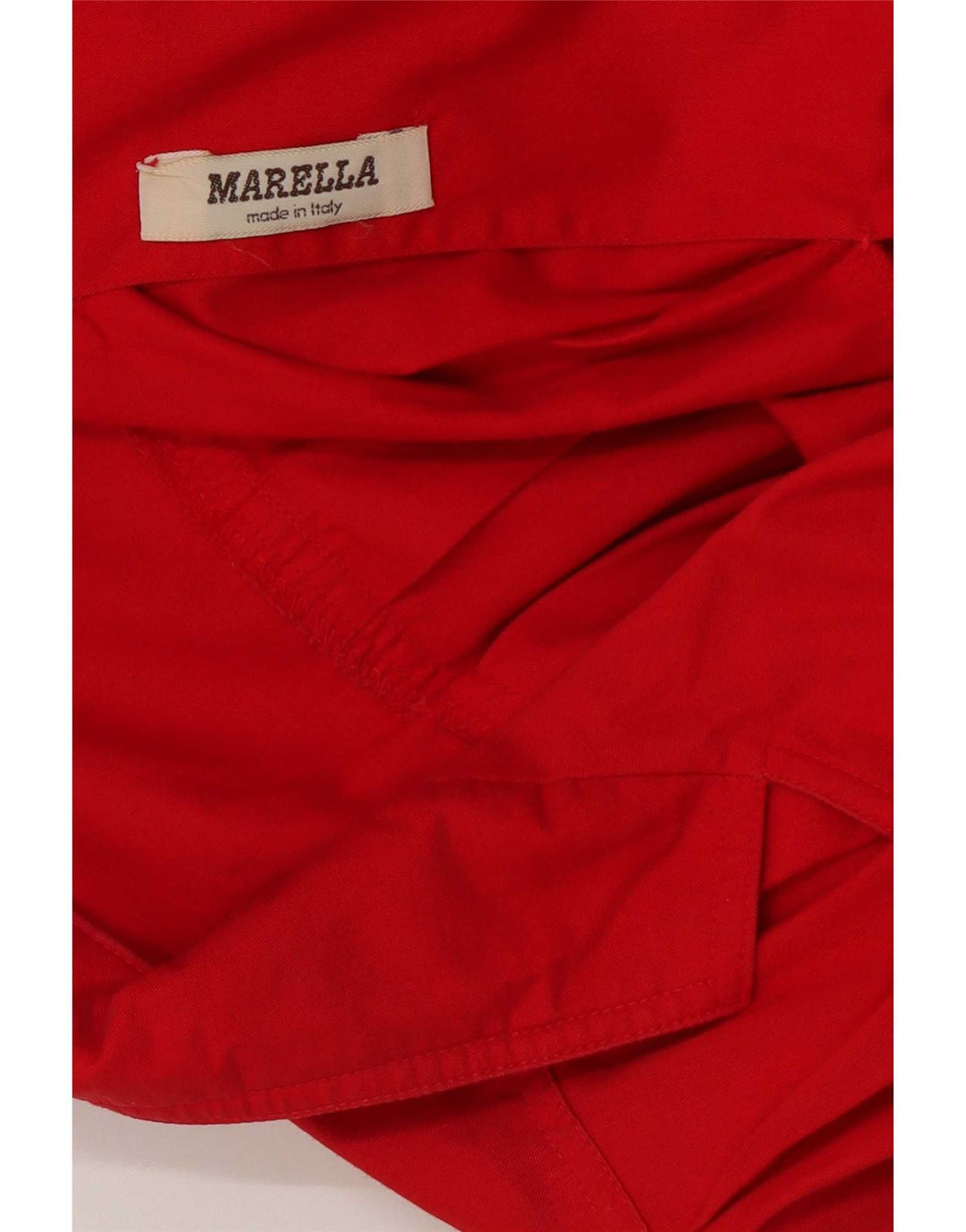 Женский укороченный бомбер с запахом Marella UK 12, средний красный