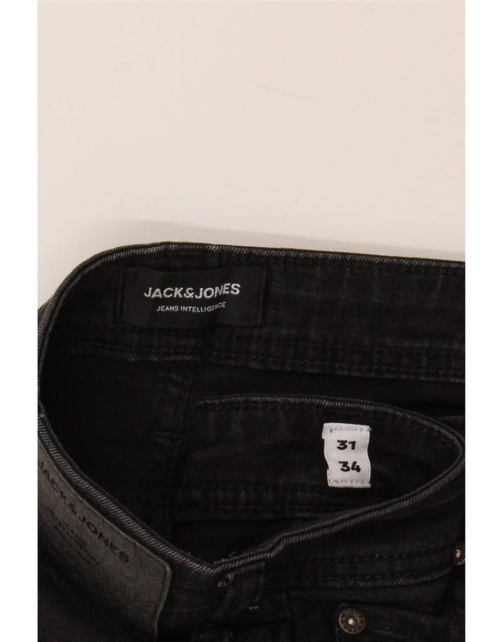 Джинсы мужские скинни JACK & JONES W31 L34 черные