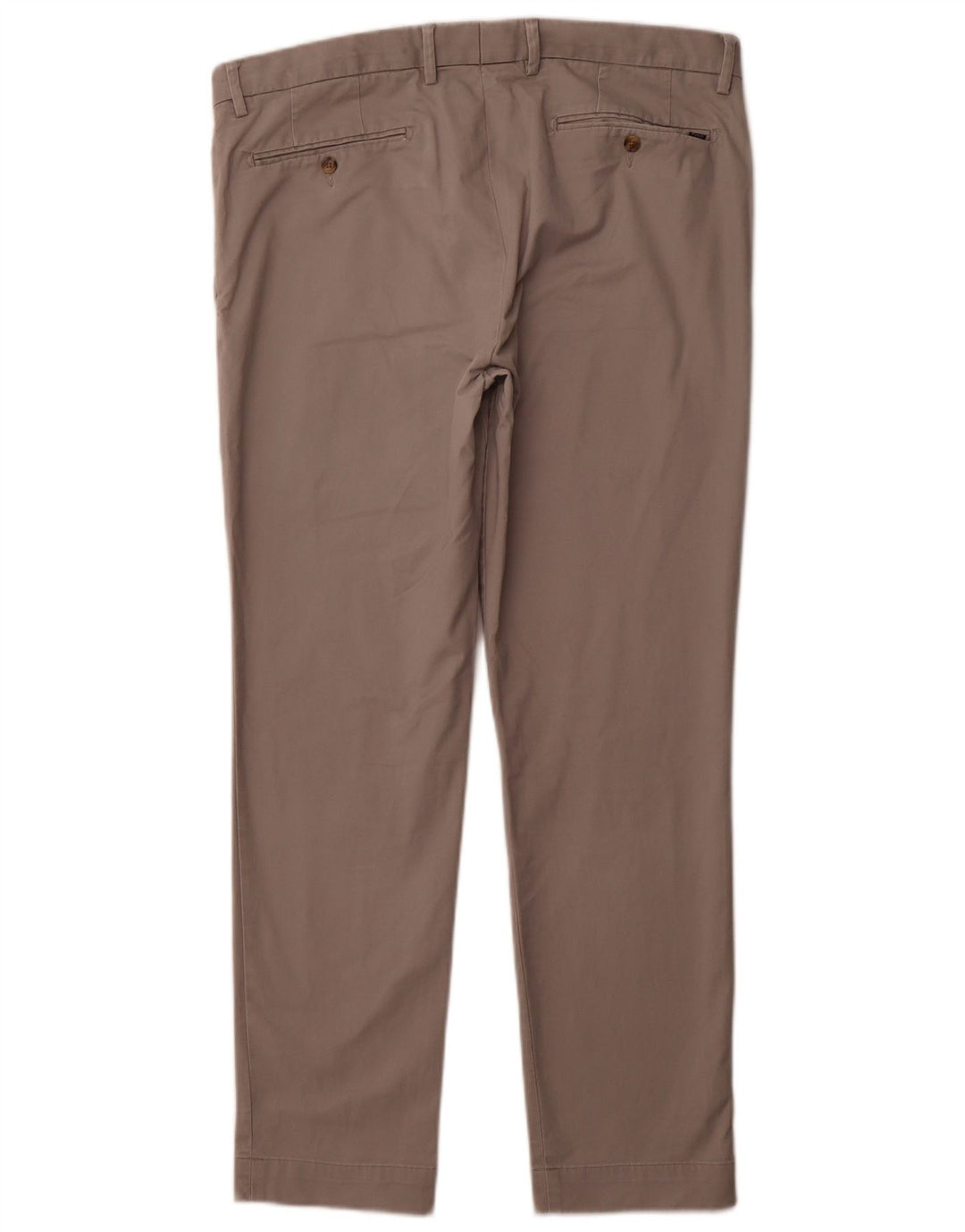 POLO RALPH LAUREN Мужские брюки узкого кроя W36 L30 Серый хлопок