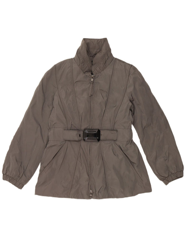 Женская стеганая куртка ZARA UK 18 XL Серая