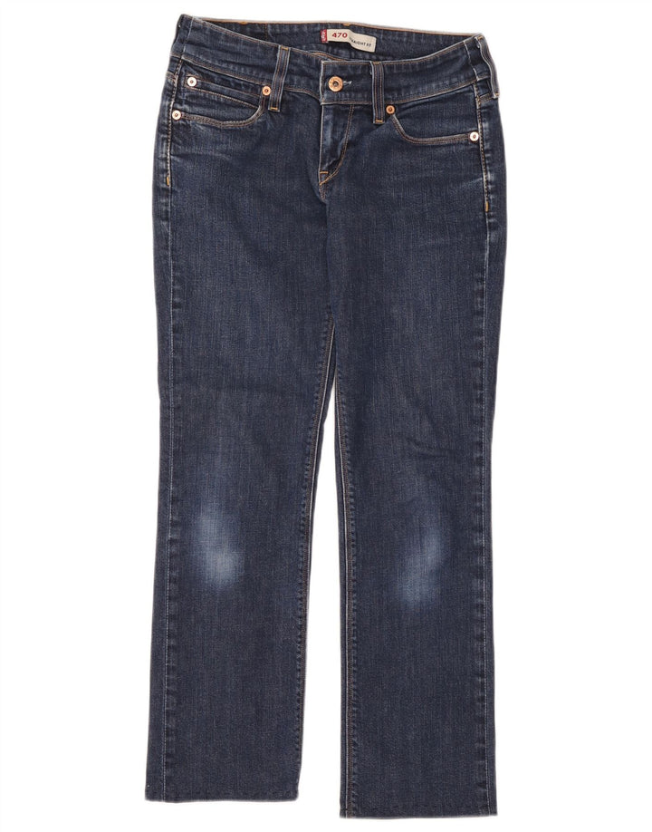 Женские прямые джинсы Levi's 470 W26 L26 синие
