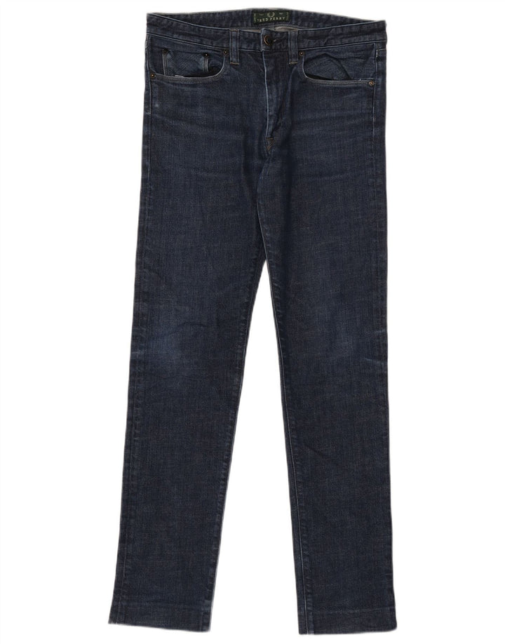 Женские узкие джинсы Fred Perry W30 L31, темно-синий, хлопок
