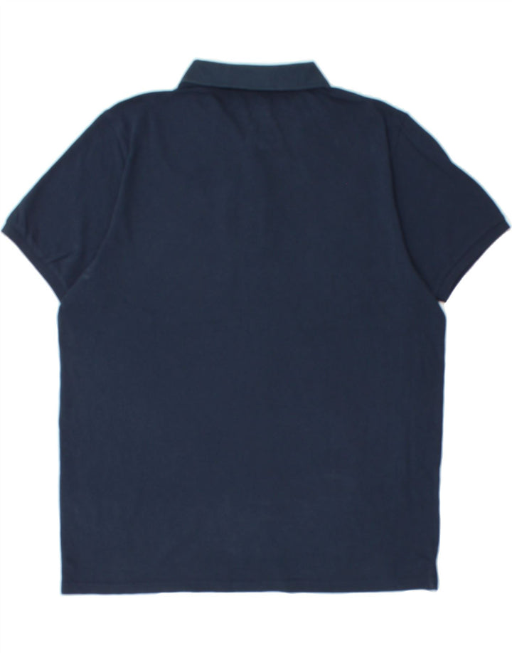 RIFLE Mens Polo Shirt 3XL Navy Blue Cotton Vintage Rifle and Second-Hand Rifle from Messina Hembry 