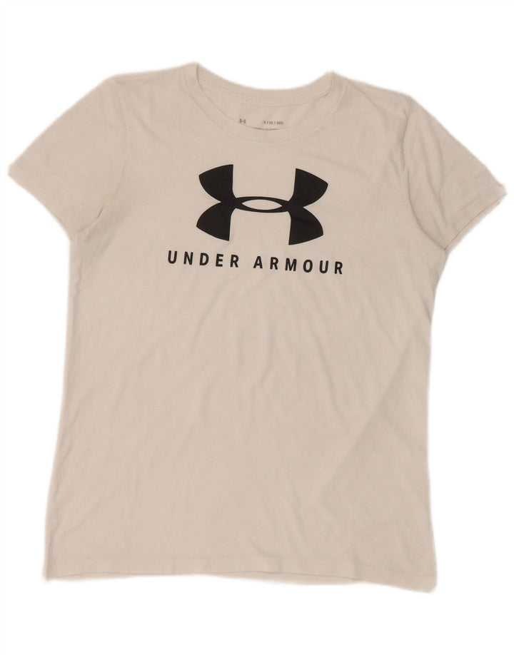 Мужская футболка с рисунком Under Armour, средний белый цвет