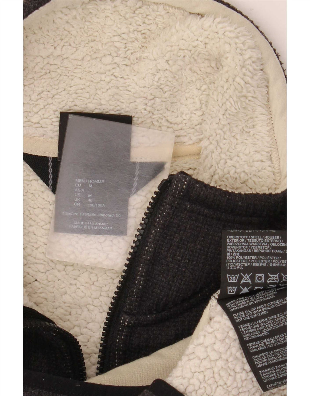 Мужская куртка-бомбер Jack Wolfskin UK 40, средний черный полиэстер