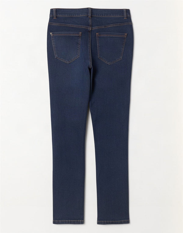 Женские узкие джинсы M&Co UK 12 Medium W30 L28 Темно-синие, хлопок