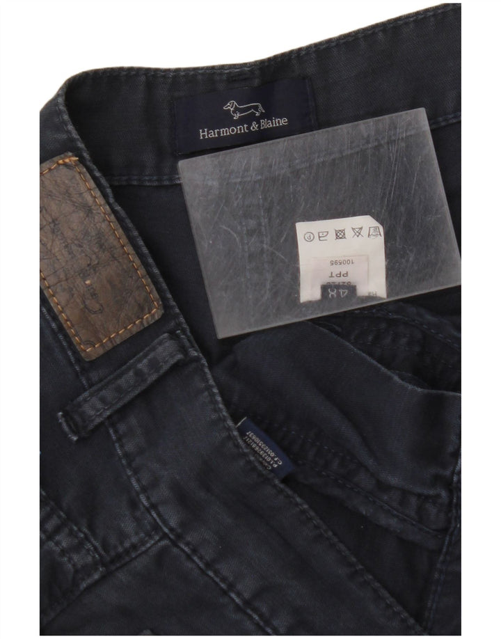 HARMONT & BLAINE Мужские повседневные брюки IT 48 Medium W32 L30 Темно-синие