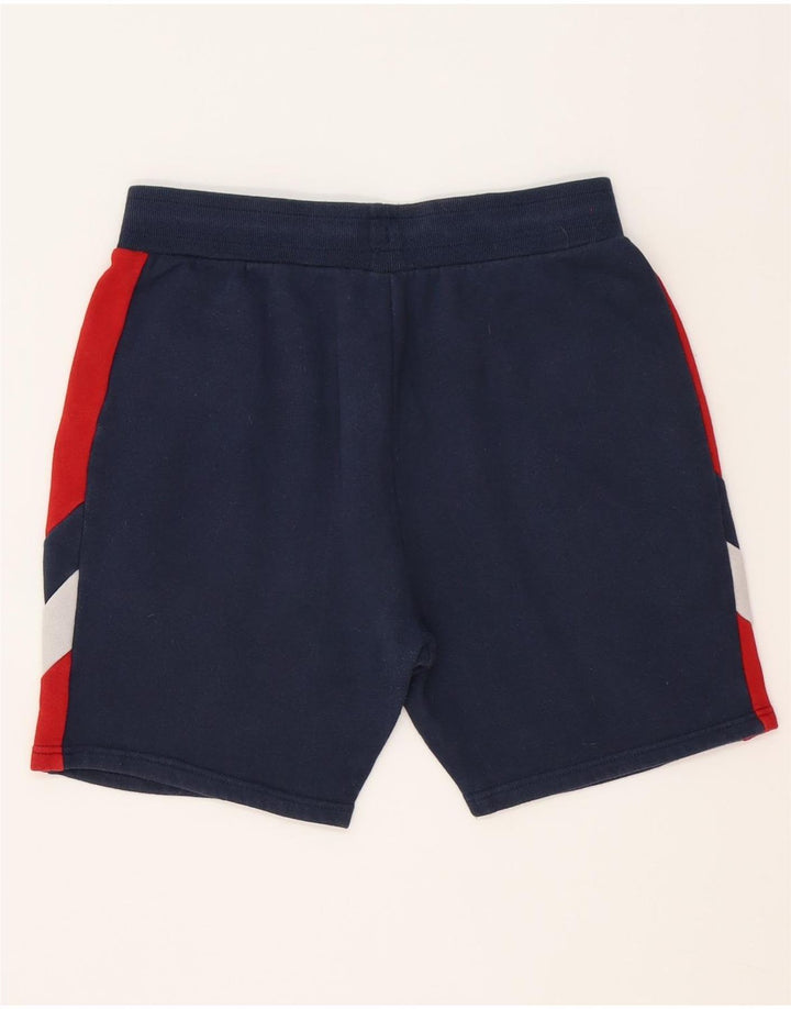 Мужские спортивные шорты Ellesse, маленькие, темно-синие, с цветными блоками