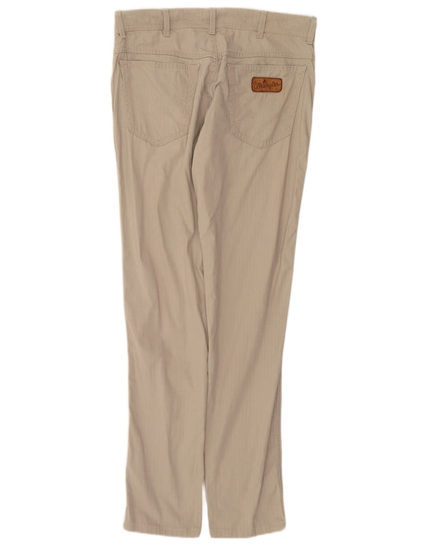 Мужские прямые повседневные брюки Wrangler Texas Stretch W34 L34, бежевый хлопок