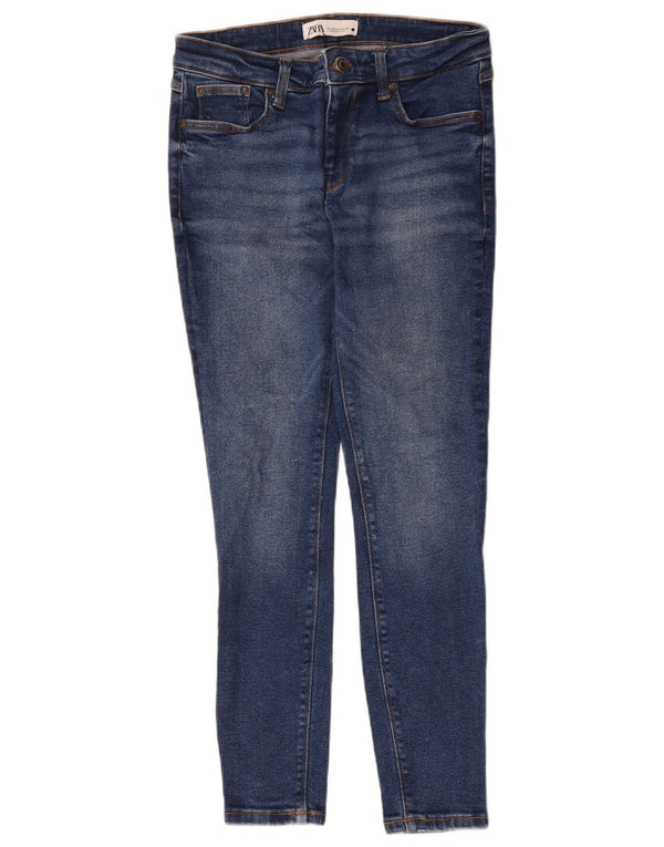 Женские джинсы скинни Zara EU 40 Medium W30 L27 Синие, хлопок