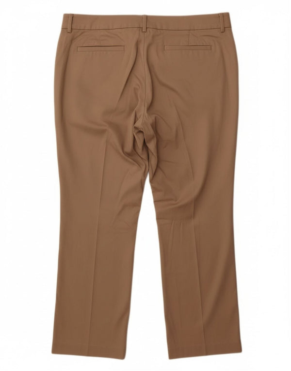 Женские прямые повседневные брюки Lee со средней посадкой США 18 2XL W40 L29 Бежевые