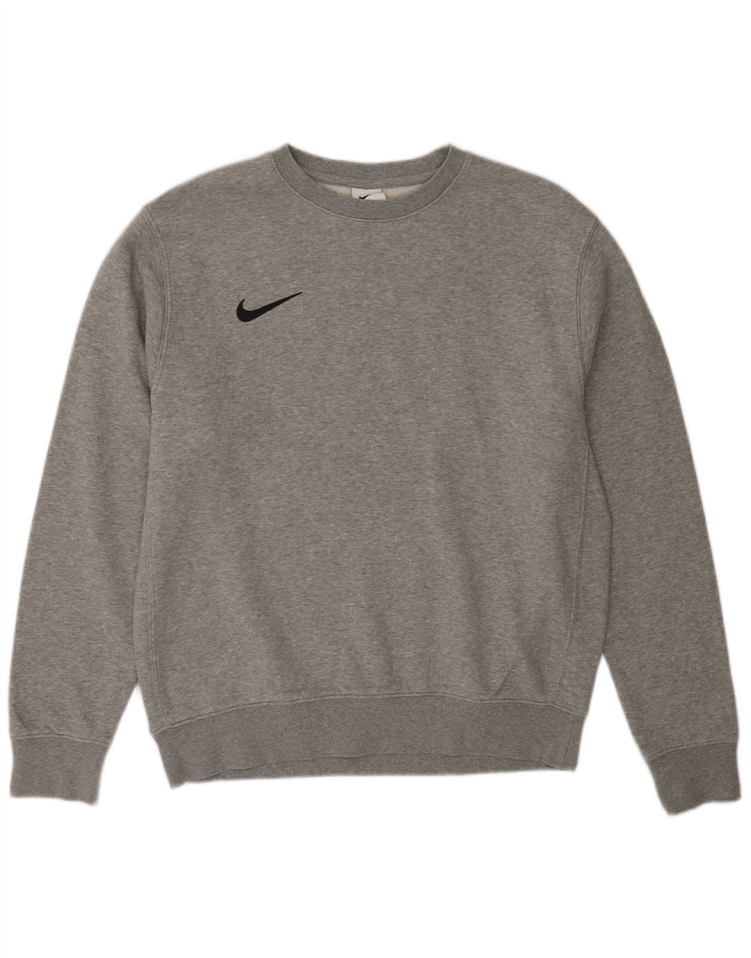 Мужской свитер Nike, хлопковый джемпер среднего серого цвета