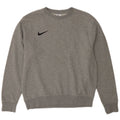 Мужской свитер Nike, хлопковый джемпер среднего серого цвета