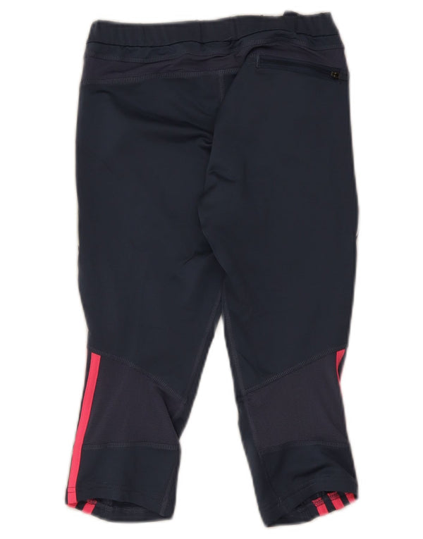 Леггинсы-капри Adidas Womens Response UK 12, средний темно-синий, полиэстер