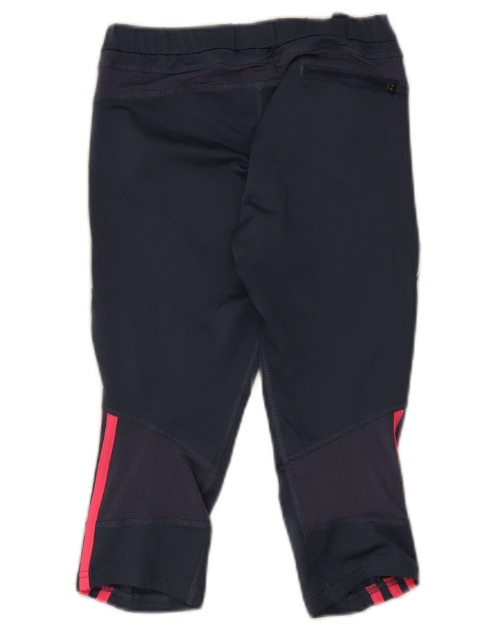 Леггинсы-капри Adidas Womens Response UK 12, средний темно-синий, полиэстер