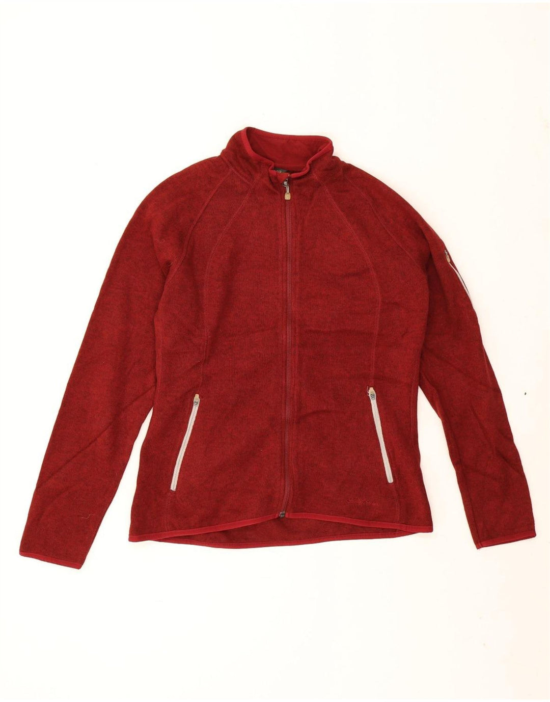 Женский спортивный костюм Eddie Bauer, верхняя куртка UK 18 XL, красный полиэстер с крапинками
