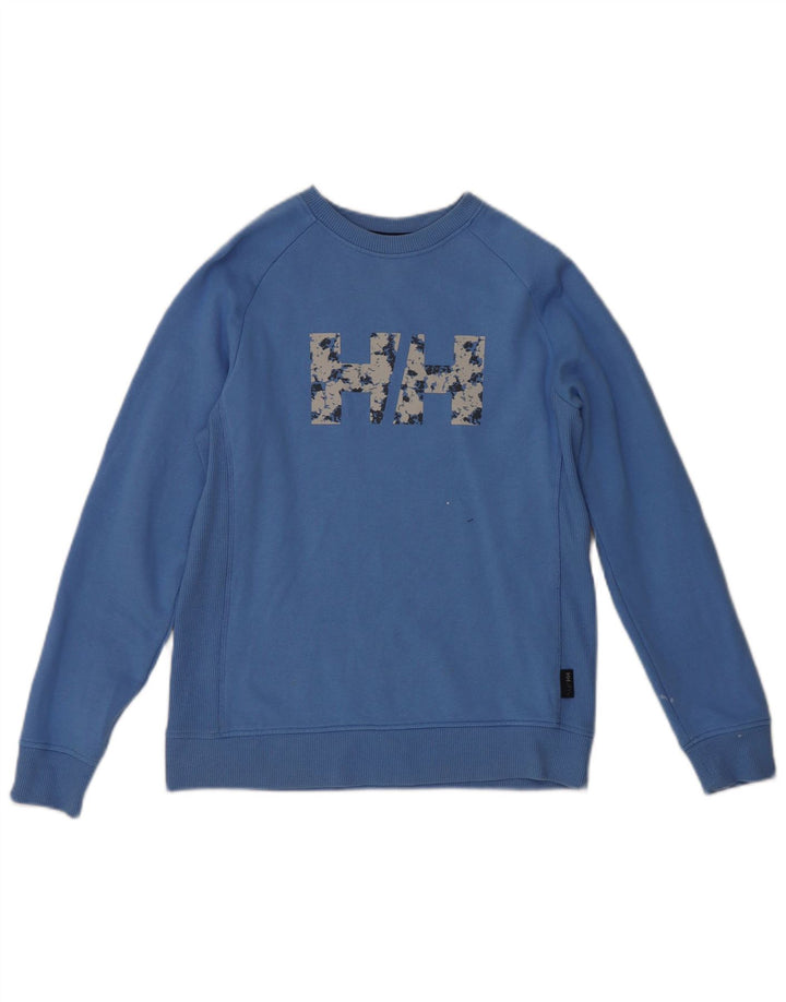 Женский свитер с рисунком Helly Hansen, Великобритания, 10, маленький синий