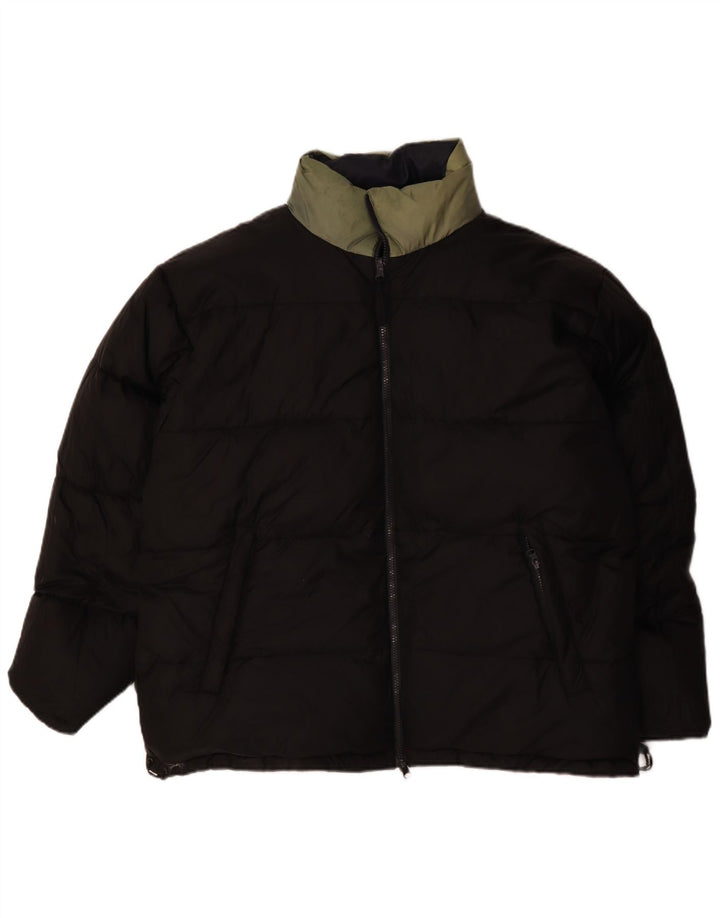 Мужская стеганая куртка свободного покроя BLEND UK 40, большая красная с цветными блоками