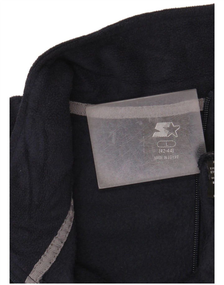 Мужская флисовая куртка G-Star UK 40, большая темно-синяя, полиэстер