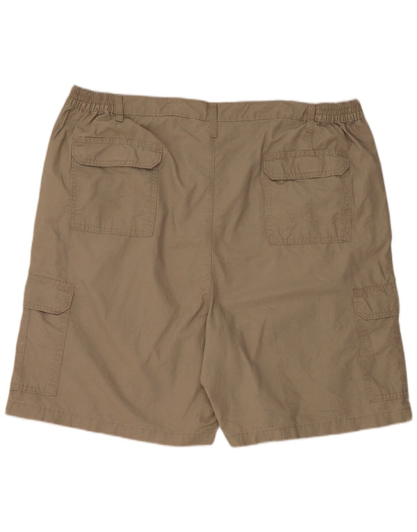 WRANGLER Mens Cargo Shorts W46 3XL Beige Cotton
