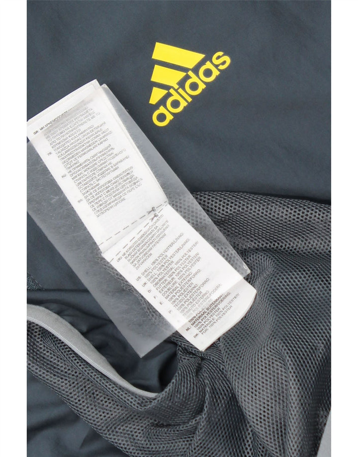 Мужская спортивная куртка Adidas, большая серая полиэстер