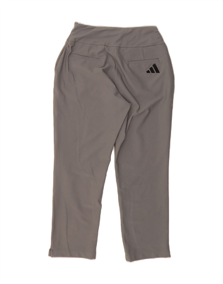 ADIDAS Womens Tracksuit Trousers UK 14 Medium Grey Polyester Vintage Adidas and Second-Hand Adidas from Messina Hembry 