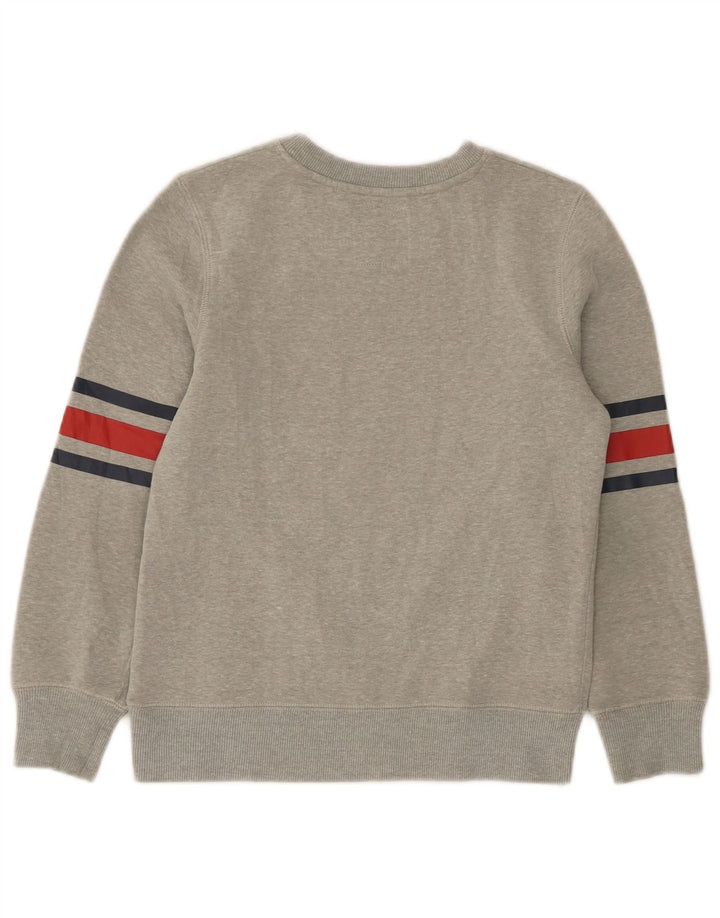 Джемпер с капюшоном Levi's для мальчиков 9–10 лет, серый в крапинку