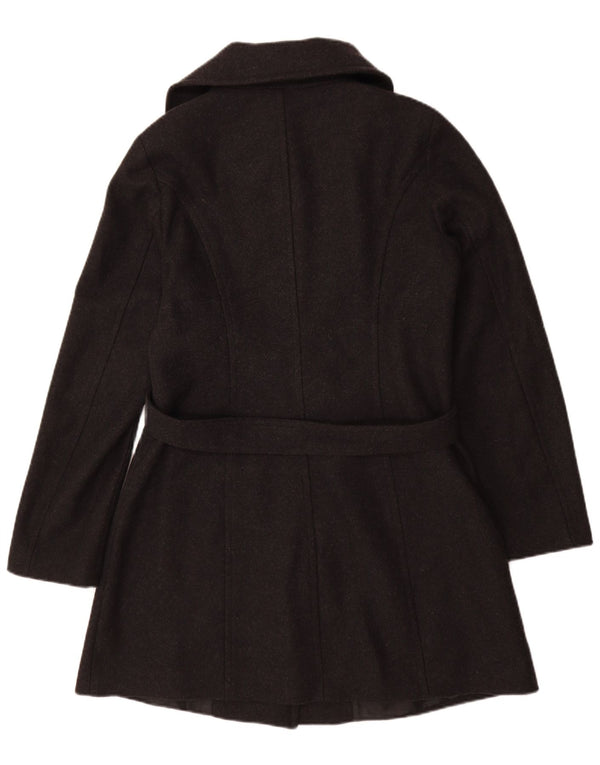 BENETTON Женское пальто IT 46 Большое Серое Шерстяное