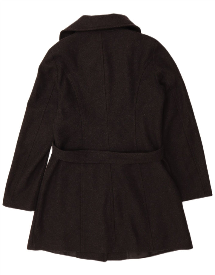 BENETTON Женское пальто IT 46 Большое Серое Шерстяное