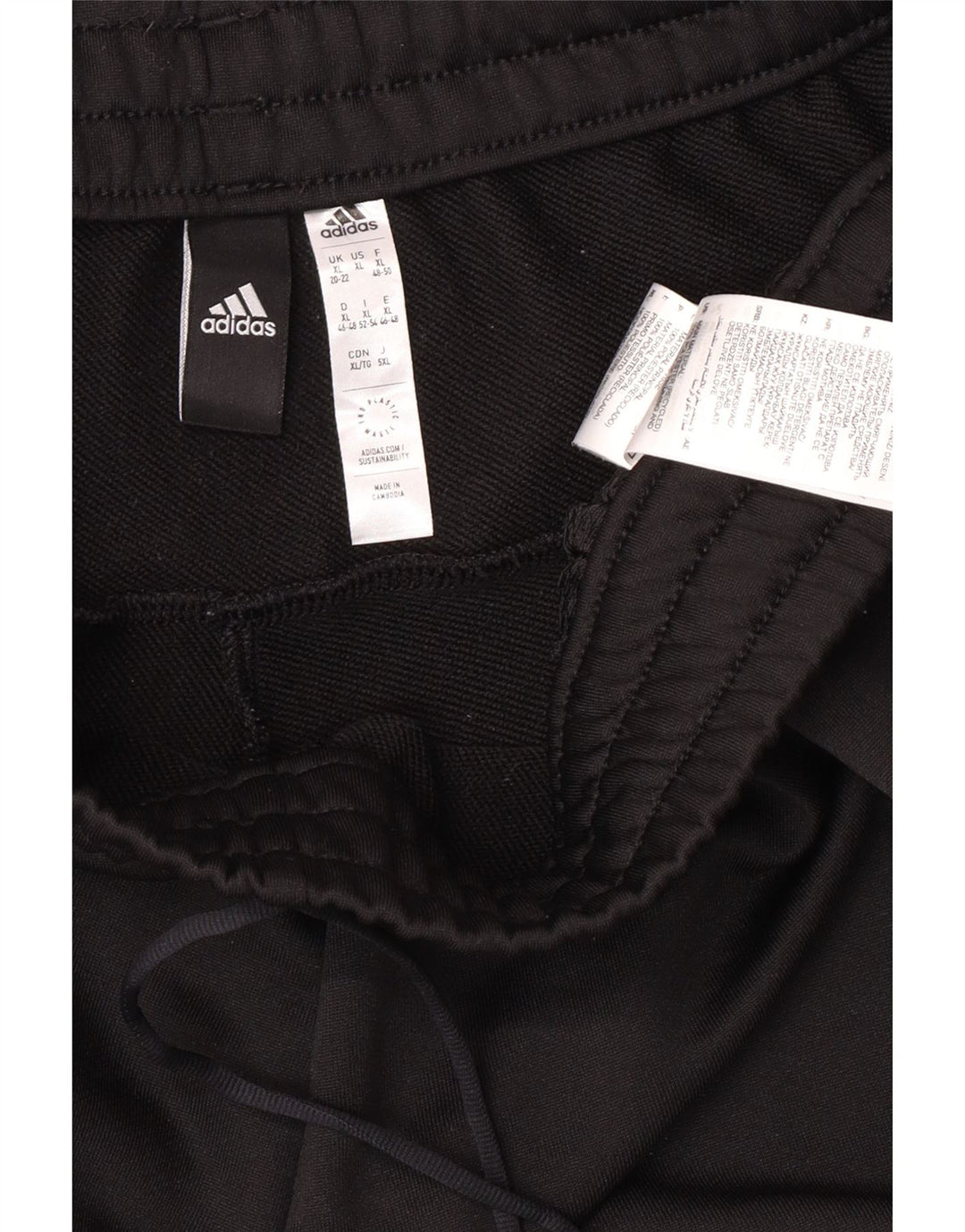 Женские спортивные брюки Adidas Joggers UK 20/22 XL, черный полиэстер