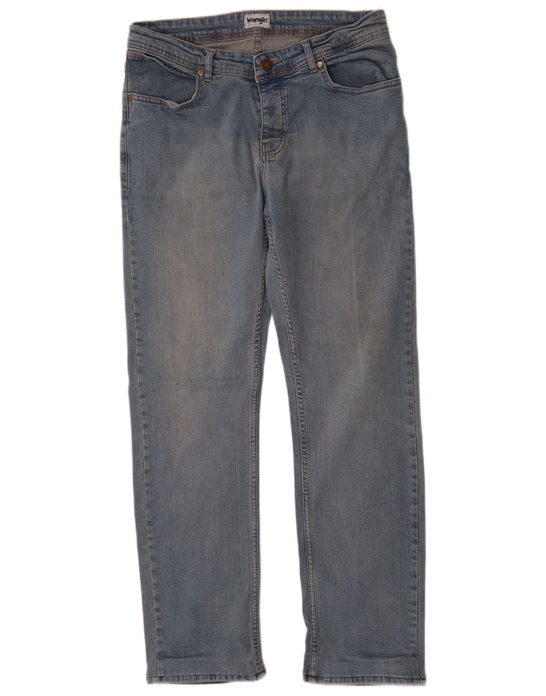 Мужские прямые джинсы Wrangler W34 L31, синий хлопок
