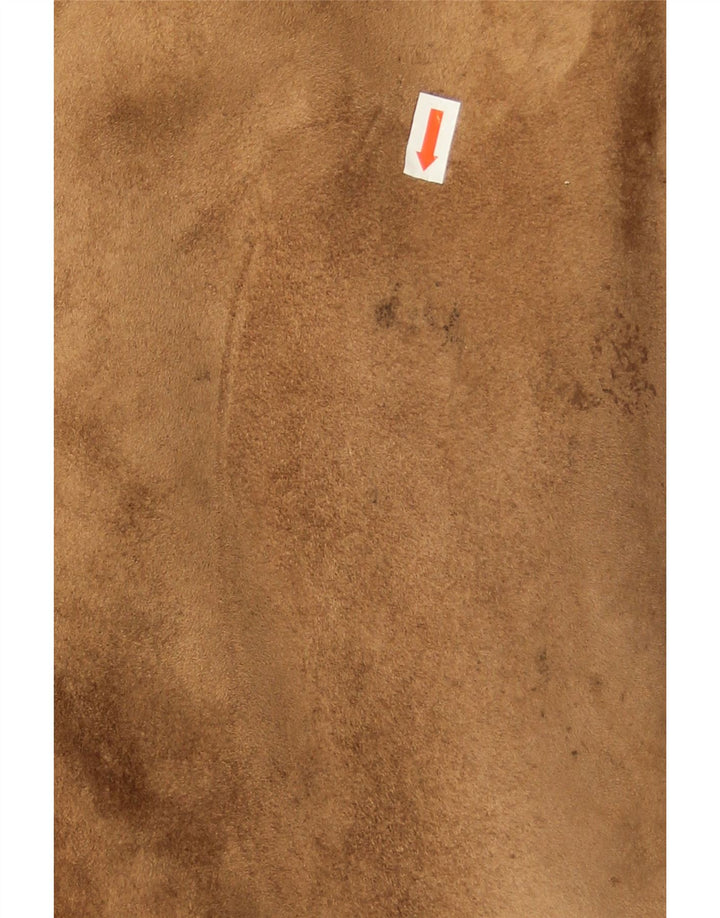 Винтажная женская дубленка IT 44 Medium Brown Shearling Classic