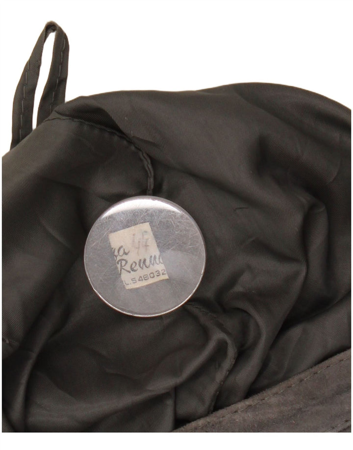 Юбка женская замшевая VINTAGE IT 44 W27 L26 Серая