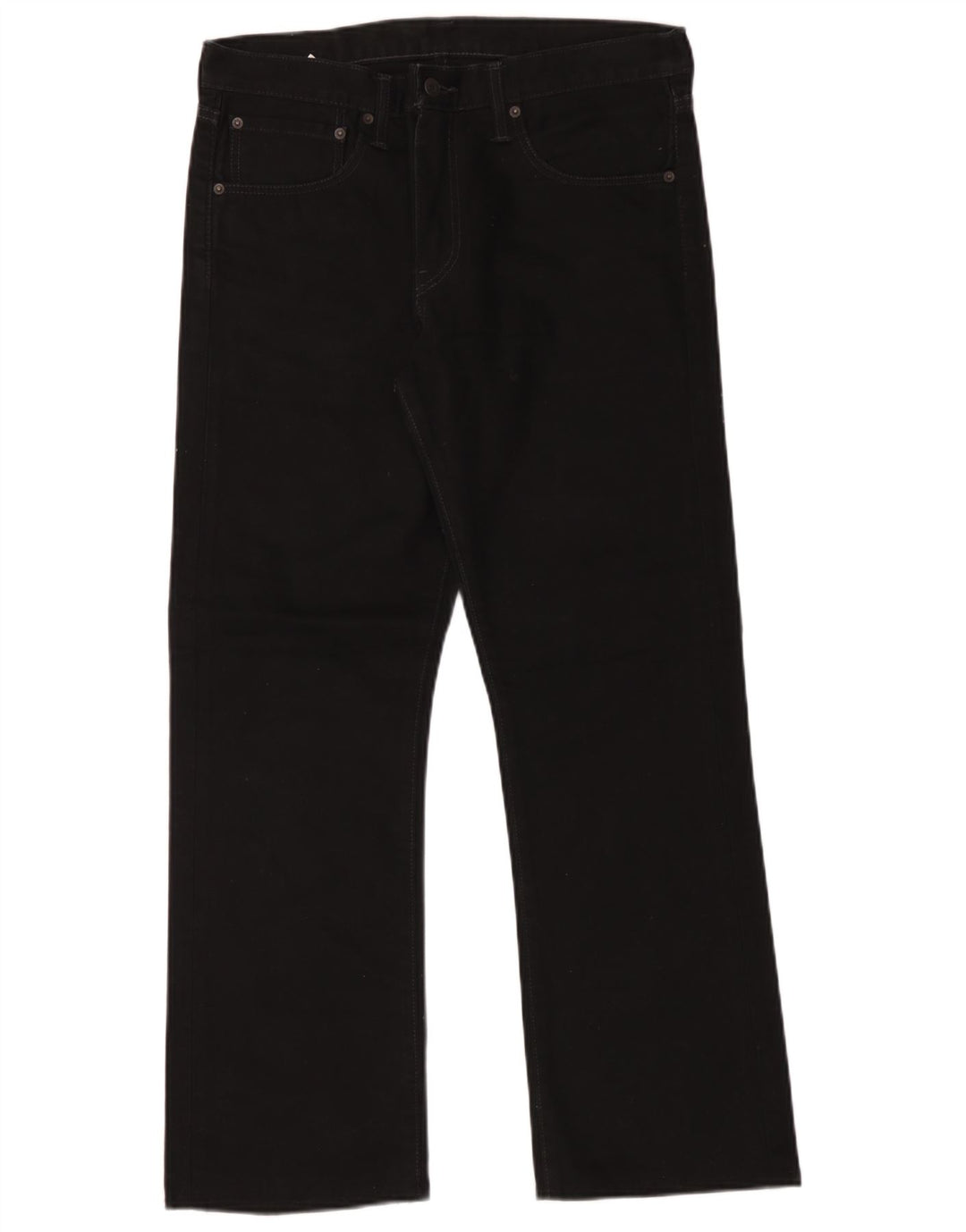 Мужские джинсы Bootcut Levi's W34 L30, черные хлопковые