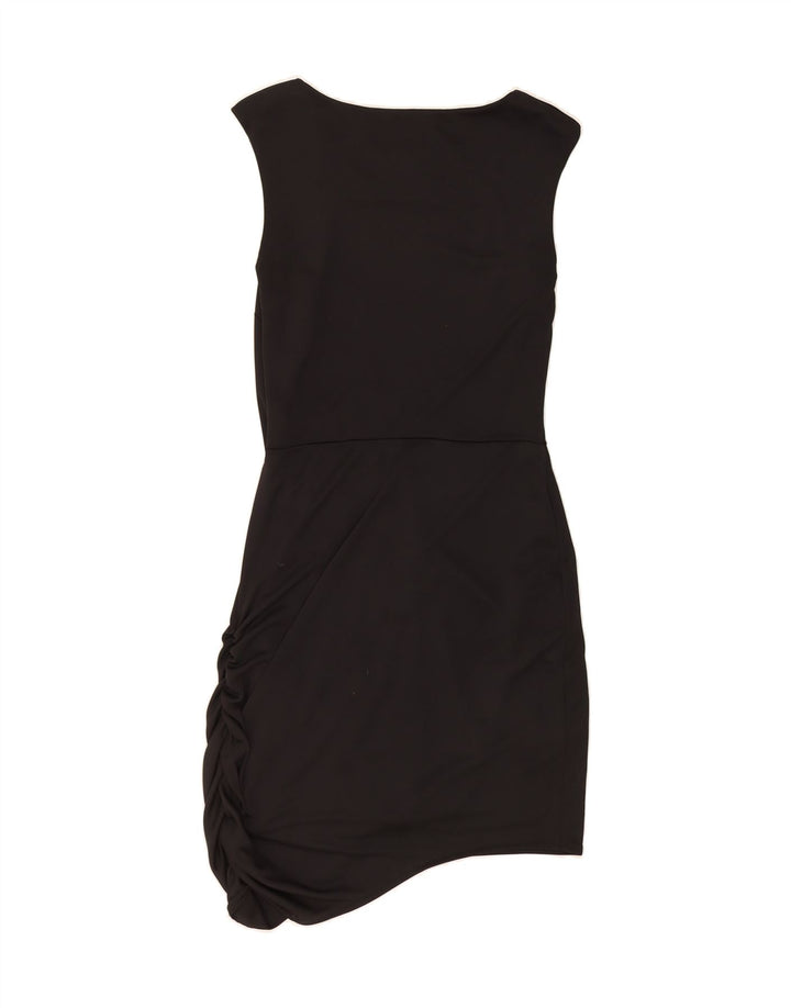 ZARA Womens Sleeveless Bodycon Dress UK 12 Medium Black Polyester Vintage Zara and Second-Hand Zara from Messina Hembry 