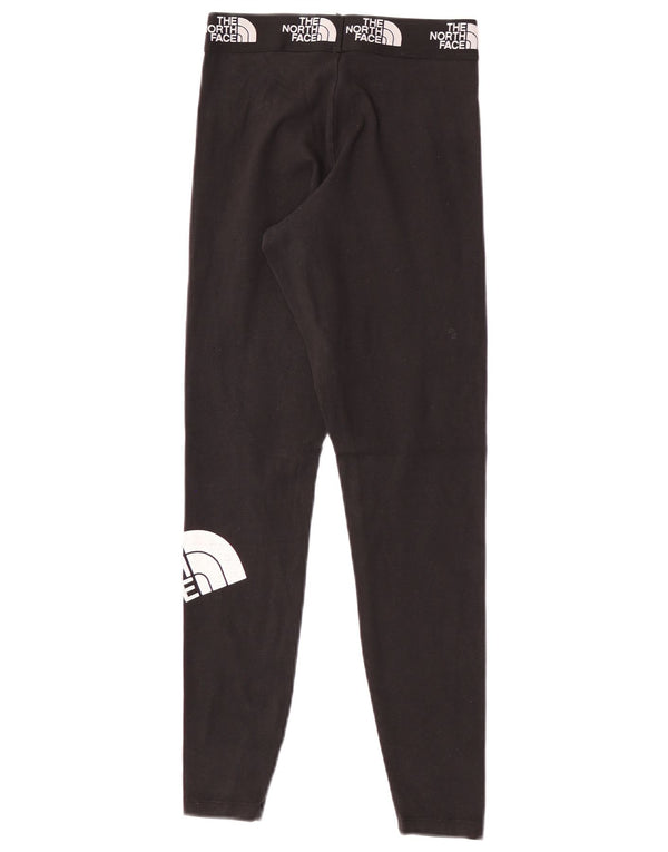 Женские леггинсы с рисунком The North Face UK 4 XS, черный хлопок