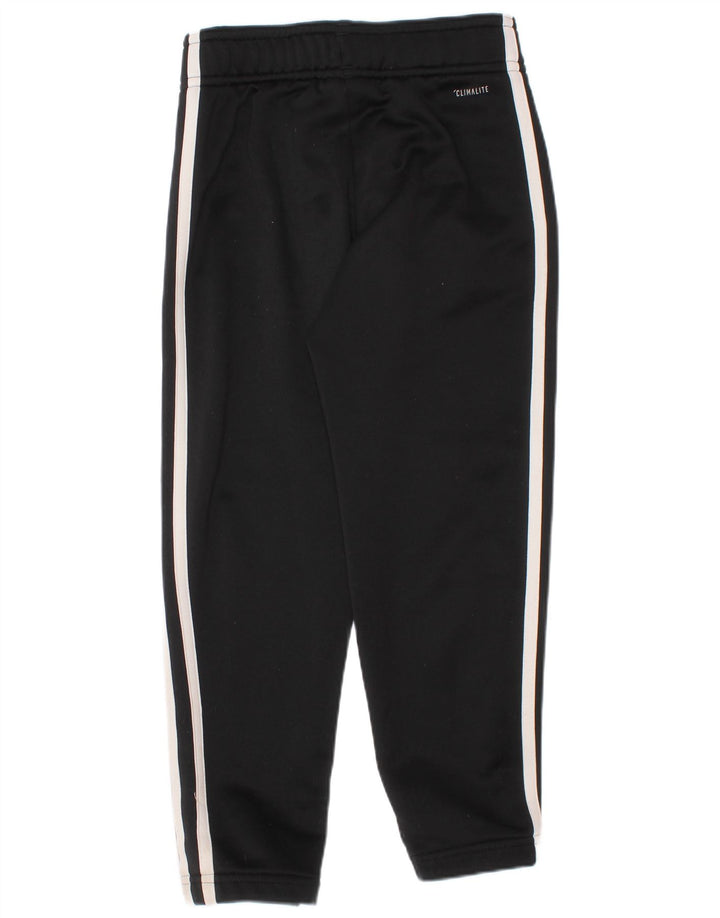 Спортивные брюки Adidas Climalite для мальчиков 5-6 лет, черный полиэстер