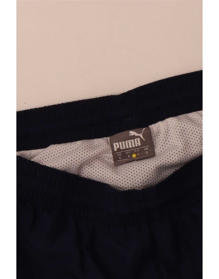 Мужские спортивные шорты Puma Italia с графическим принтом, маленькие темно-синие, полиэстер