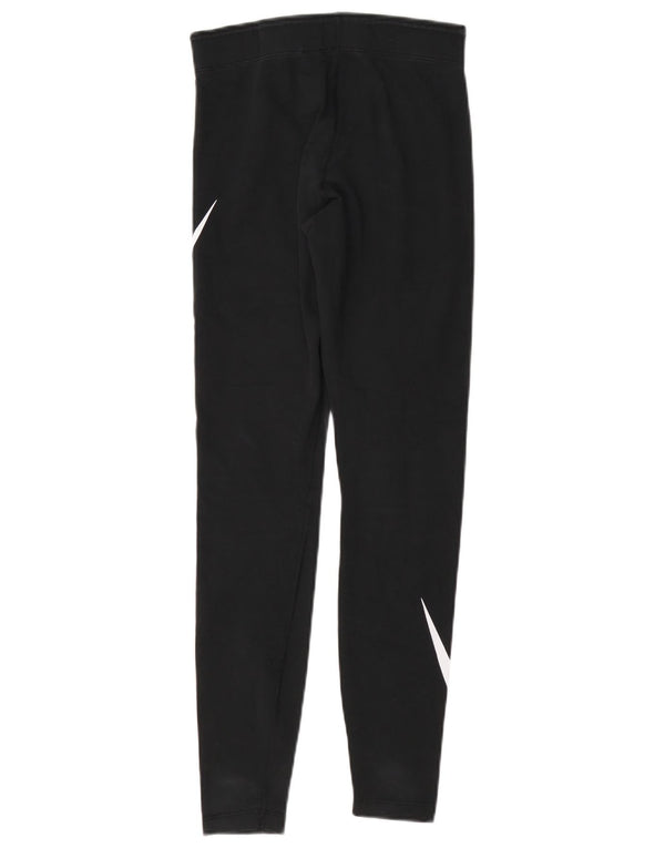 Женские леггинсы с рисунком Nike UK 6 XS, черный хлопок