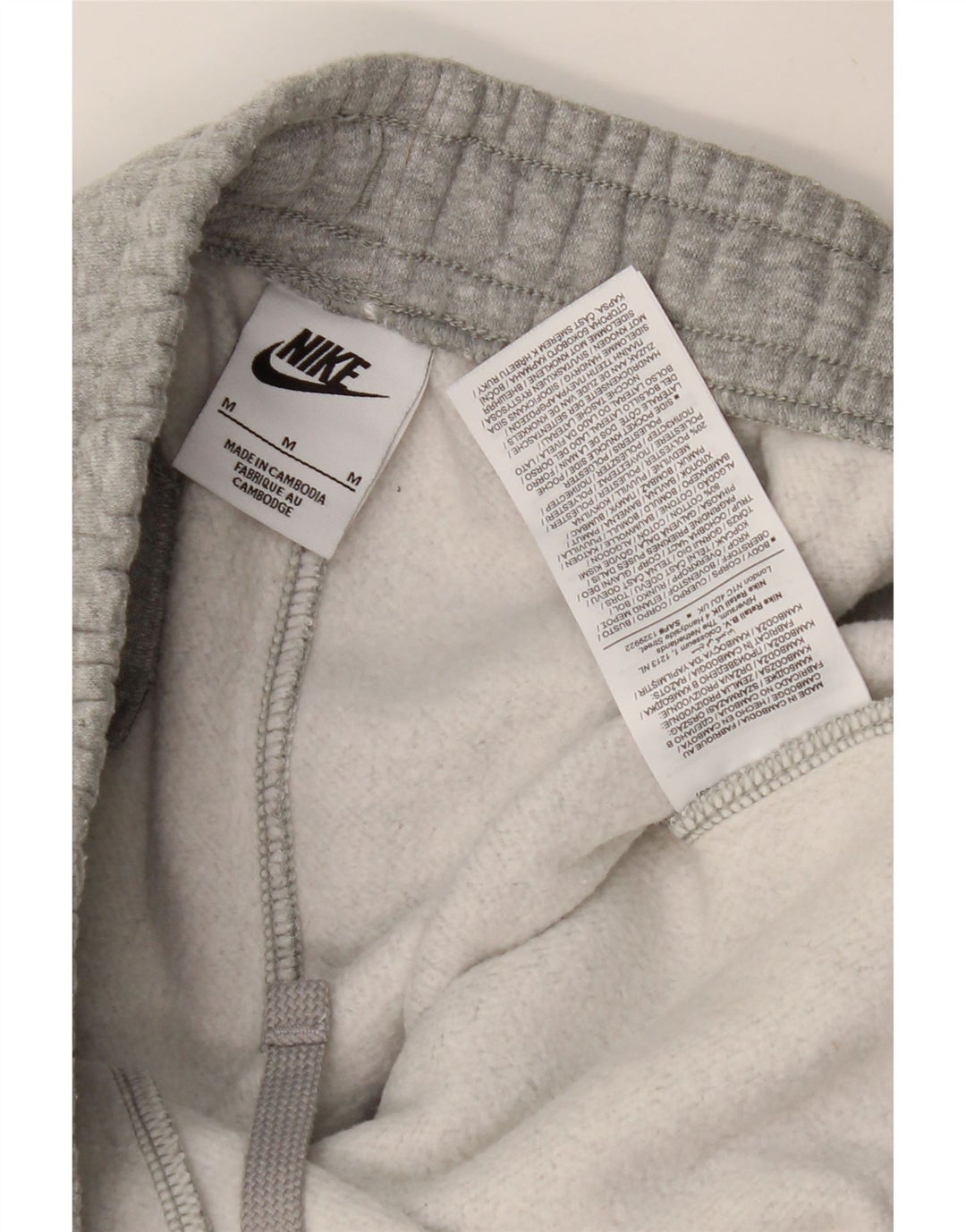 Мужские спортивные брюки NIKE, джоггеры, средний серый хлопок с крапинками