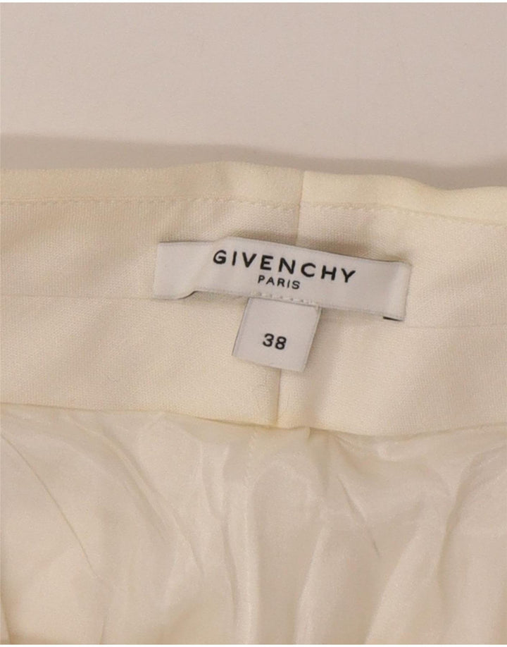 GIVENCHY Женские повседневные брюки EU 38 Medium W30 L30 White Classic