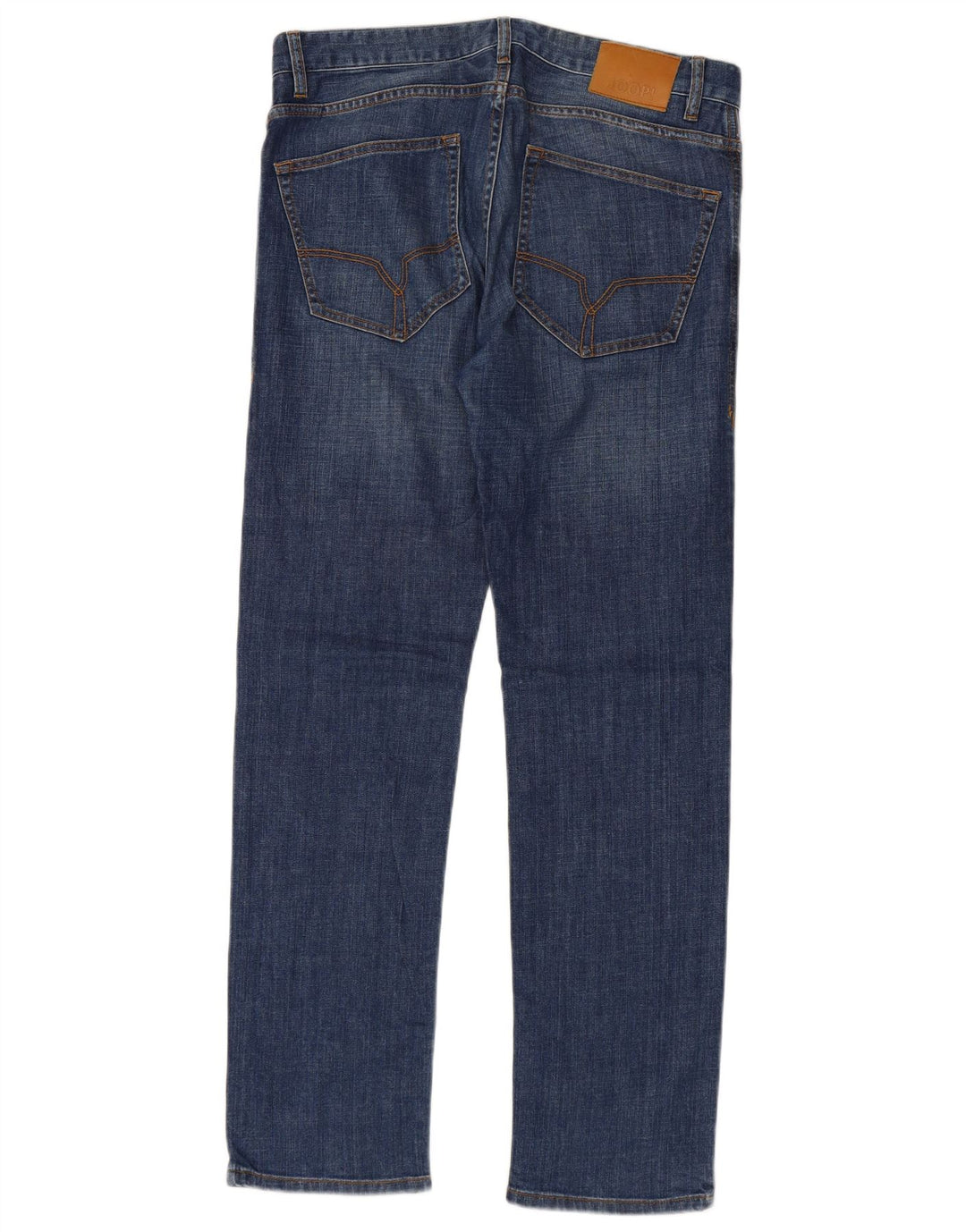 JOOP Mens Straight Jeans W32 L32 Blue Cotton