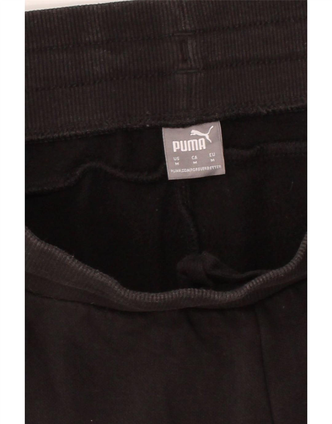 PUMA Mens Tracksuit Trousers Joggers Medium  Black Cotton Vintage Puma and Second-Hand Puma from Messina Hembry 