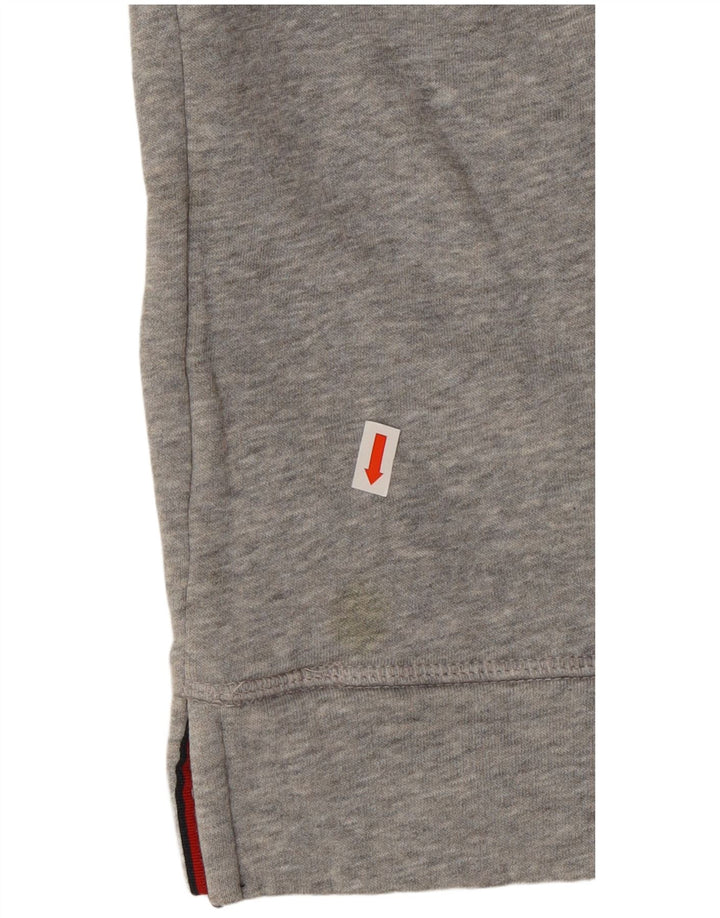 TOMMY HILFIGER Женский джемпер с капюшоном оверсайз с рисунком UK 14 Средний серый