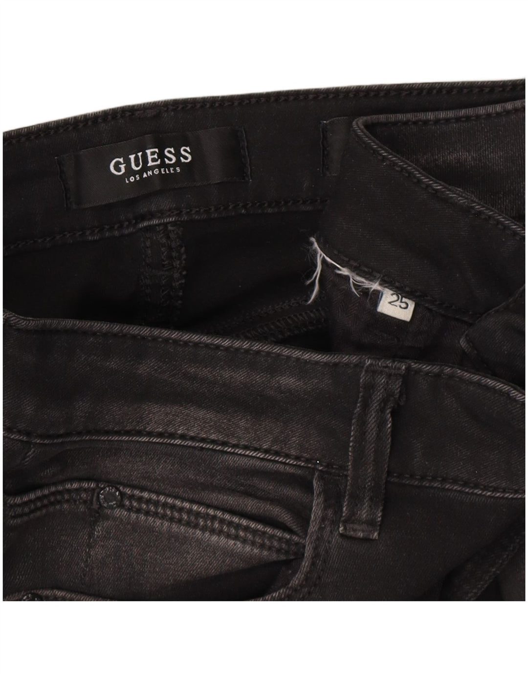 Женские джинсы скинни Guess Curvy X со средней посадкой W25 L30 серые