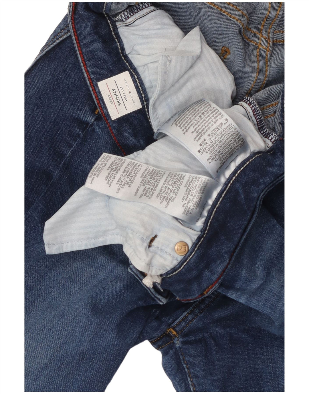 Женские джинсы скинни TOMMY HILFIGER Como W28 L30 синие, хлопок