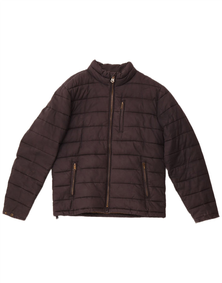 Мужская стеганая куртка Fat Face UK 40, большой черный хлопок