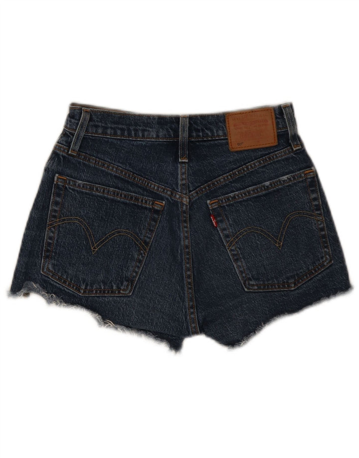 Женские джинсовые шорты Levi's 501 W26, маленькие синие